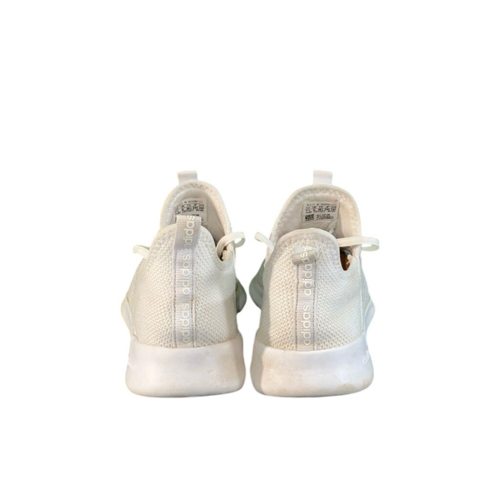 Adidas Cloudfoam Pure White Mesh Running Shoes FW7598 Womens 7.5 - Picture 4 of 6